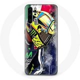 Maniacase Etui voor Huawei P30 Pro Valentino Rossi kampioen snelheidsrijder