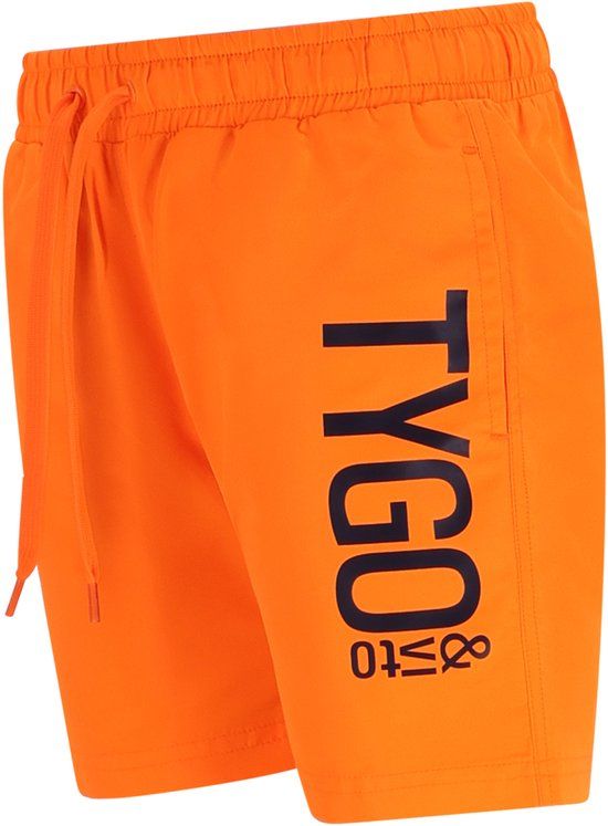 TYGO & vito jongens zwembroek oranje maat 122/128