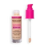 Revolution Superfix Blur Longwear Foundation, F2NC, 23 ml | Voor lichte huidtinten matte finish, middelhoge tot volledige dekking