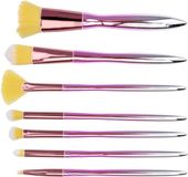 Merkloos Schmink penselen - kwasten setje - 7x stuks - Cosmetica en schmink - synthetisch