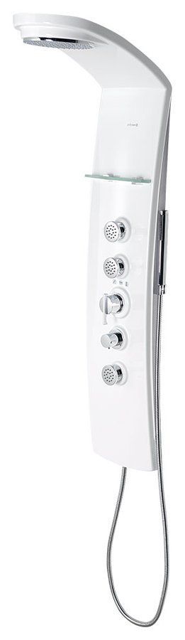 Polysan Luk Thermostatisch Douchepaneel - Hoekmontage - 250x1300mm