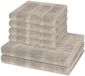 Cawö Ensemble de serviettes Noblesse 6 pièces Graphite