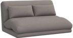 vidaXL Fauteuil réglable Taupe Tissu