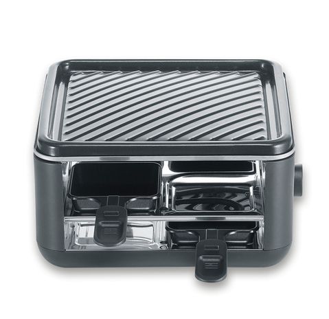 SEVERIN RG 2360 Black Line Lite Mini gourmetstel - 4 personen - Zwart. Keramisch - 800W