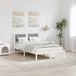 Maison Exclusive - Cadre de lit gris clair 135 x 190 cm Bois de pin massif