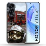 Versterkte Honor Versterkte hoes voor Honor 90 Lite 5G brandweerman vrachtwagenhelm