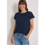 cecil Shirt met boothals in ajour-look
