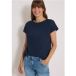 cecil Shirt met boothals in ajour-look