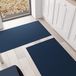 PETTI Artigiani Italiani - Keukentapijt, keukenloper, wasbaar, antislip, keukenloper, eenkleurig, 52 x 380 cm, blauw, 100% Made in Italy