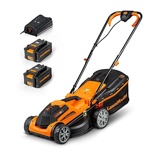 LawnMaster Accugrasmaaier - 24 V - 34 cm - 2 Accu's - 2022 Model