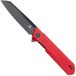 Bestech Dundee Sheepsfoot BMK09F PVD D2, Red G10, couteau de poche