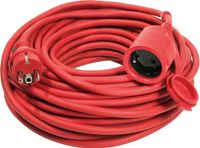 AS Schwabe 60215 Stroom Verlengkabel 16 A Rood 15.00 m H05RR-F 3G 1,5 mm²
