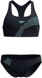 Speedo Hyperboom Medalist Bikini Zwart Kledingmaat 32 Vrouw
