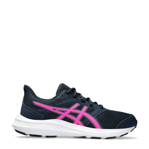 ASICS Jolt 4 hardloopschoenen kids - donkerblauw/roze