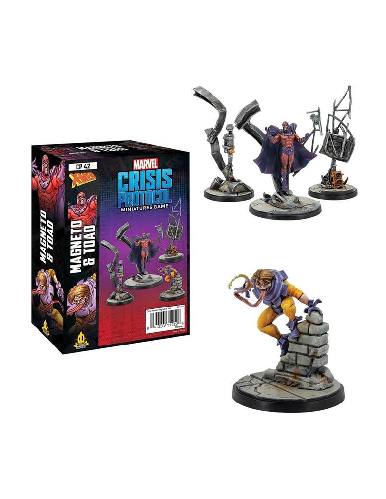 Atomic Mass Games Marvel Crisis Protocol - Magneto and Toad