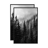 MCS Gieterij Metalen 16x24 Zwart Gallery Muurframe (2-Pack)