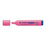 Tratto Video markeerstift 12 stuk(s) Beitelvormige punt Roze