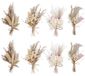Omgoods - Bouquet de fleurs séchées set de 8 pour décoration maison et bureau