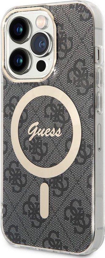 Guess 4G Back Case for Apple iPhone 14 Pro - Gray
