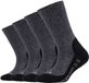 Camano Sokken (4-pack) uniseks, Grijs Antraciet Black 0008, 27-30