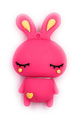 H-Customs Bunny Roze USB Stick Flash Drive 8GB - Roze