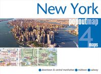 New Popout Maps New York PopOut Map