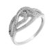 Orphelia Damen 925 Zilver Brillantschliff Zirkonia
