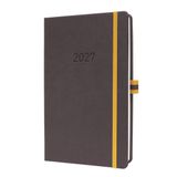 SIGEL Weekagenda Linescape 2027 A5 Hardcover Donkergrijs