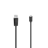 Hama Câble USB - 1,5 m - USB 2.0 - Micro-USB A / USB A - Noir