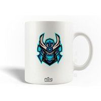 League of Legends Blue Samurai Logo Keramische mok