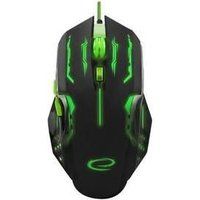 Esperanza EGM403G Gamen Rechtshandig USB Type-A Optisch 2400 DPI Zwart;Groen