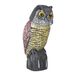 Merkloos / Sans marque Relaxdays Vogelverschrikker Uil Met Wiebelkop