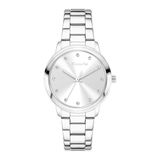 Tamaris Analoog kwartshorloge voor dames, met roestvrijstalen armband TT-0152-MQ, zilver