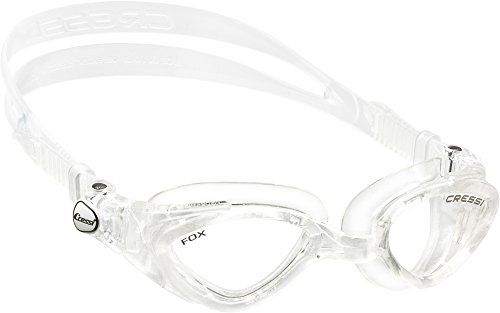 Cressi Fox Goggles - Zwembril voor volwassenen met platte lenzen voor natuurlijk zicht