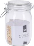 Excellent Houseware Keuken Voedsel Opslagpotten - 1000 ML - Glas - Beugelsluiting