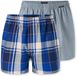 Schiesser 2Pack Boxershorts - Boxershorts Multipacks Onderbroek - blaugrijs, blauwe