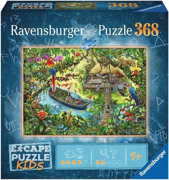 Ravensburger Escape Puzzle Kids Jungle - 368 stukjes - Puzzel