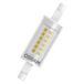 OSRAM LED SLIM LINE R7S LED buis: R7s, 6 W, clair, Blanc chaud, 2700 K