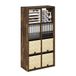 Furinno Cubicle Open Back Decoratieve Kubus Opbergorganizer, 8-Cube, Amber Pine