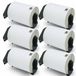 Brother 6 Rouleaux d'étiquettes d'expédition noires pour imprimantes Brother QL