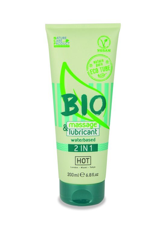 HOT Bio 2 in 1 Waterbasis Glijmiddel En Massagegel