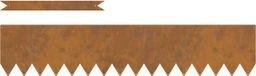 vidaXL Grasafscherming - 10 stuks - 100 x 0.05 x 20 cm - Roestig