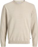 JACK&JONES JJEBASIC KNIT CREW NECK NOOS Heren Gebreide truien XL Katoen Moonbeam