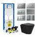 Geberit up320 Toiletset Bidesta | Rimless | Met Bidetkraan | Mat Zwart | Sigma Drukplaat