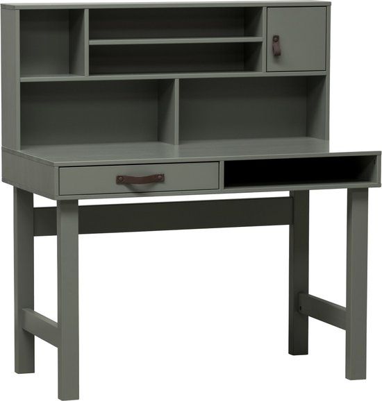 Vtwonen Stage Bureau - Groen - Hout - 110 x 122 x 58 cm