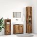 Maison Exclusive - Ensemble de meubles de salle de bain 4 pièces aspect bois ancien Matériau dérivé du bois