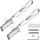 Westmark 2 universele dunschillers/pendeldunschillers met geslepen uitsteekmes, incl. set reservemessen, roestvrijstalen messen, Famos, metaal/verchroomd, 106122E6