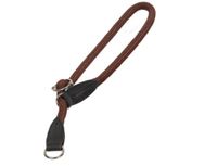Nobby hondenspeelgoed, rond, nylon/leer, beige, Rond, 0,9x40x0,9cm, Bruin