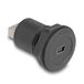 DeLOCK 66742 USB Mini-B naar USB-A Adapter, Zwart