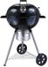 Muntel® Houtskoolbarbecue - Kogelbarbecue - Kogelgrill - Op Wielen - BBQ - Grill - Draagbaar - Uitklapbaar - Camping - Zwart - 47 cm